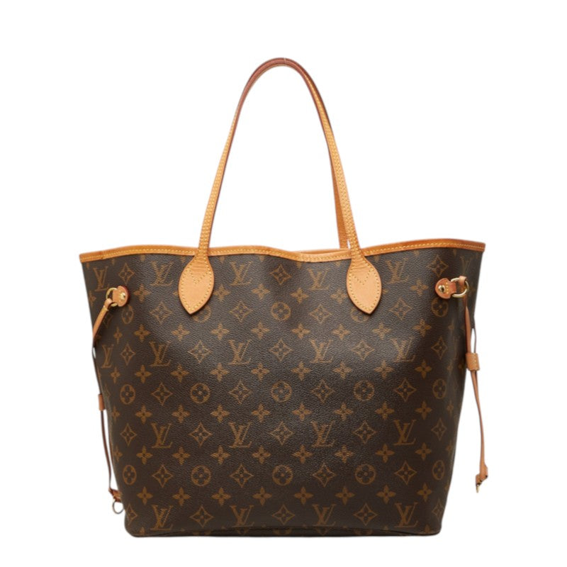 ルイ ヴィトン モノグラム ネヴァーフルMM トートバッグ ショルダーバッグ M41178 ブラウン PVC レザー レディース LOUIS VUITTON 【中古】