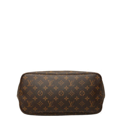 ルイ ヴィトン モノグラム ネヴァーフルMM トートバッグ ショルダーバッグ M41178 ブラウン PVC レザー レディース LOUIS VUITTON 【中古】