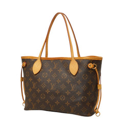 ルイ ヴィトン モノグラム ネヴァーフルPM ハンドバッグ トートバッグ M40155 ブラウン PVC レザー レディース LOUIS VUITTON 【中古】