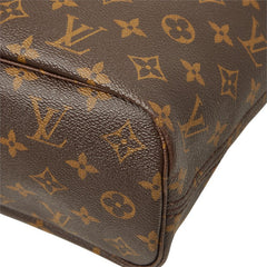 ルイ ヴィトン モノグラム ネヴァーフルPM ハンドバッグ トートバッグ M40155 ブラウン PVC レザー レディース LOUIS VUITTON 【中古】
