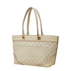 グッチ グッチシマ トートバッグ ショルダーバッグ 145993 アイボリー系 レザー レディース GUCCI 【中古】