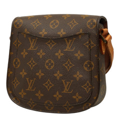 ルイ ヴィトン モノグラム ミニ サンクルー 斜め掛け ショルダーバッグ M51244 ブラウン PVC レザー レディース LOUIS VUITTON 【中古】