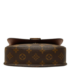ルイ ヴィトン モノグラム ミニ サンクルー 斜め掛け ショルダーバッグ M51244 ブラウン PVC レザー レディース LOUIS VUITTON 【中古】