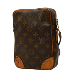 ルイ ヴィトン モノグラム ダヌーブ 斜め掛け ショルダーバッグ M45266 ブラウン PVC レザー レディース LOUIS VUITTON 中古
