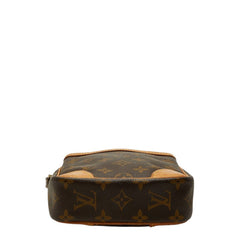 ルイ ヴィトン モノグラム ダヌーブ 斜め掛け ショルダーバッグ M45266 ブラウン PVC レザー レディース LOUIS VUITTON 中古