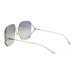 グッチ インターロッキングG サングラス アイウェア バタフライ GG0646S ゴールド ブラック メッキ レディース GUCCI 【中古】