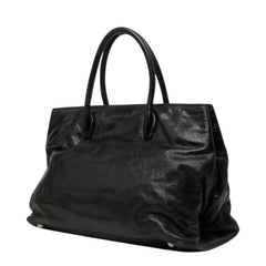 ミュウミュウ VITELLO ヴィッテロ ショルダーバッグ ハンドバッグ 2way ブラック レザー レディース MIUMIU 中古