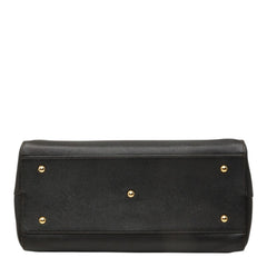 エム シー エム ハンドバッグ ショルダーバッグ 2WAY ブラック レザー レディース MCM 中古