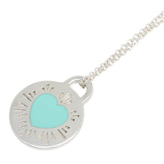 ティファニー リターン トゥ ティファニー ラウンドハート ペンダント ネックレス SV925 シルバー レディース TIFFANY&Co. 【中古】