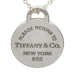 ティファニー リターン トゥ ティファニー ラウンドハート ペンダント ネックレス SV925 シルバー レディース TIFFANY&Co. 【中古】