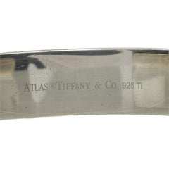 ティファニー アトラス バングル シルバー ブラック チタン メンズ TIFFANY&Co. 中古
