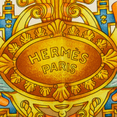 エルメス カレ90 VOILES DE LUMIERE 光の帆船 スカーフ 大判スカーフ ホワイト マルチカラー レディース HERMES 中古