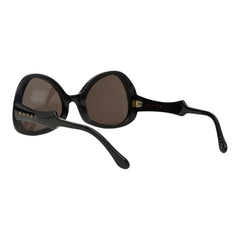 マルニ ロゴ サングラス GML ブラック プラスチック レディース MARNI 【中古】