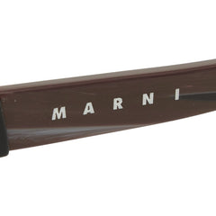 マルニ ロゴ サングラス ブラック ブラウン プラスチック レディース MARNI 【中古】