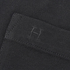 エルメス Hロゴ 刺繍 半袖Ｔシャツ サイズ XS ブラック コットン メンズ HERMES 【中古】