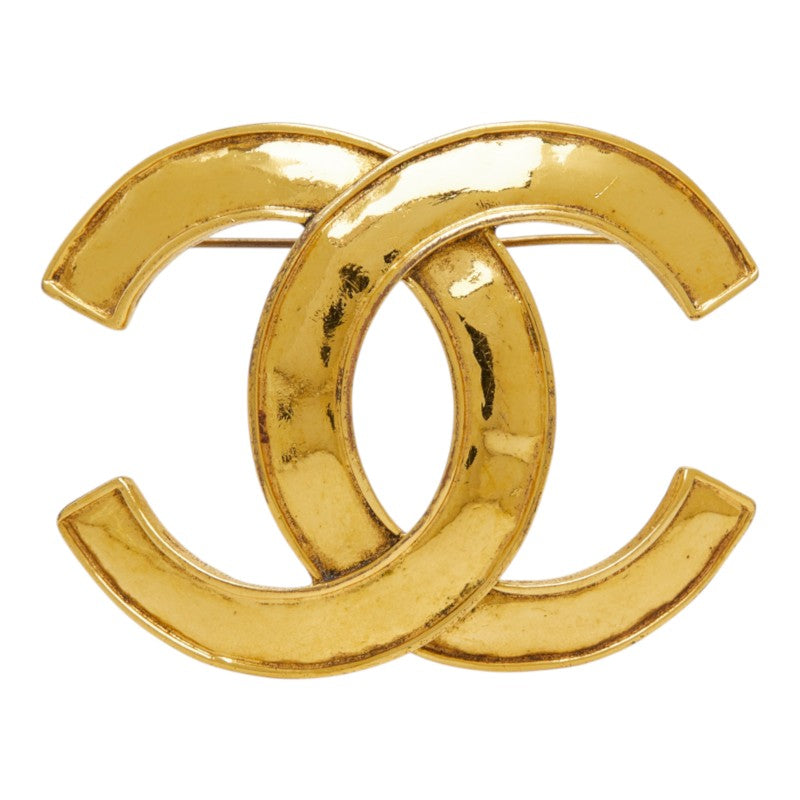 シャネル ヴィンテージ ココマーク ブローチ ゴールド メッキ レディース CHANEL 中古
