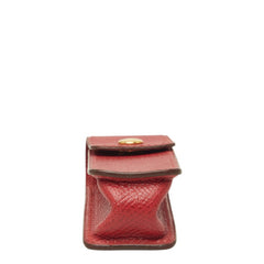 エルメス リップケース ガムケース 印鑑ケース レッド系 レザー レディース HERMES 中古