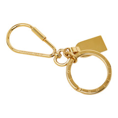 ルイ ヴィトン ポルトクレ ミニトラベル プレートタグ キーリング キーホルダー M65996 ゴールド メッキ レディース LOUIS VUITTON 中古