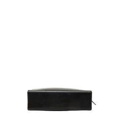 エム シー エム チェーン トートバッグ ショルダーバッグ ブラック レザー レディース MCM 中古