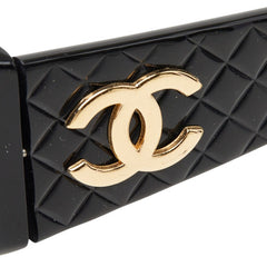 シャネル マトラッセ ココマーク サングラス 01450 94305 ブラック プラスチック レディース CHANEL 【中古】