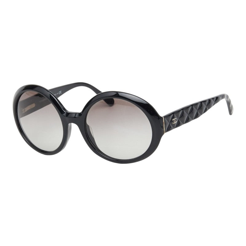 シャネル マトラッセ ココマーク サングラス 5120-A ブラック プラスチック レディース CHANEL 【中古】