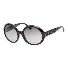 シャネル マトラッセ ココマーク サングラス 5120-A ブラック プラスチック レディース CHANEL 【中古】