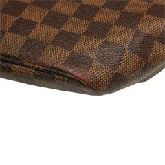 ルイ ヴィトン ダミエ ネヴァーフルGM トートバッグ ショルダーバッグ N51106 ブラウン PVC レザー レディース LOUIS VUITTON 中古