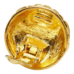 シャネル ヴィンテージ マトラッセ ココマーク イヤリング ゴールド メッキ レディース CHANEL 【中古】