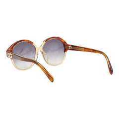 セリーヌ トリオンフ ラウンド サングラス CL4015F ブラウン プラスチック メンズ CELINE 【中古】