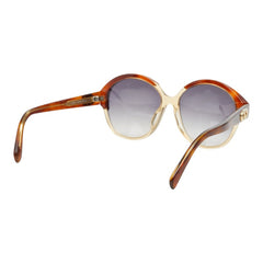 セリーヌ トリオンフ ラウンド サングラス CL4015F ブラウン プラスチック メンズ CELINE 【中古】