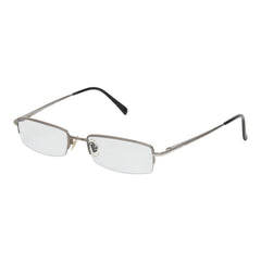 プラダ ロゴ メガネ 眼鏡 度数なし VPR54FA シルバー ブラック メタル プラスチック メンズ PRADA 【中古】
