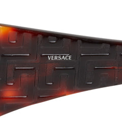 ヴェルサーチェ ロゴ サングラス MOD.4049 ブラウン系 プラスチック レディース VERSACE 【中古】