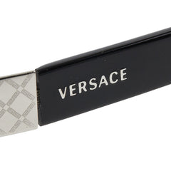 ヴェルサーチェ ロゴ サングラス MOD.2075 ブラック シルバー グレー プラスチック メタル メンズ VERSACE 【中古】