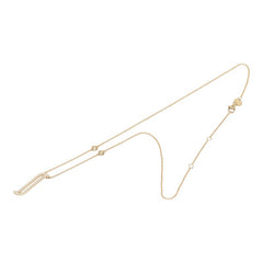 K18YG イエローゴールド ダイヤモンド ダイヤ ダマス damas アルフコレクション アラビア文字 イニシャルA ペンダント ネックレス レディース 中古