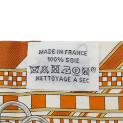 エルメス ツイリー BRIDES ET GRIS GRIS 馬勒とチャーム スカーフ ベージュ系 マルチカラー シルク レディース HERMES 中古
