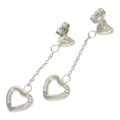 ティファニー ハート リンク ドロップ ピアス シルバー SV925 シルバー レディース TIFFANY&Co. 中古