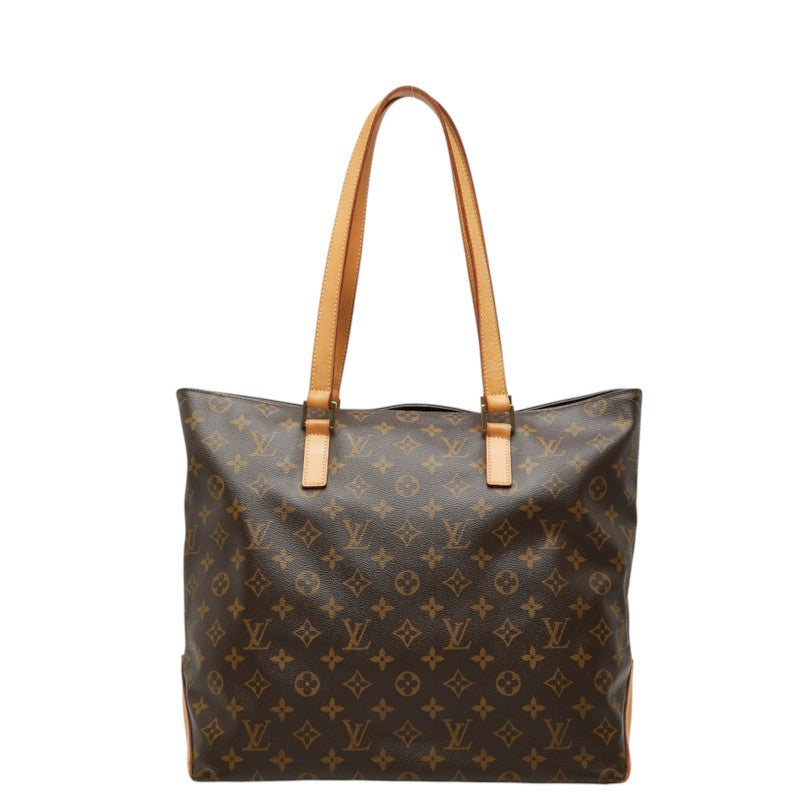 ルイ ヴィトン モノグラム カバメゾ ショルダーバッグ トートバッグ M51151 ブラウン PVC レザー レディース LOUIS VUITTON 中古