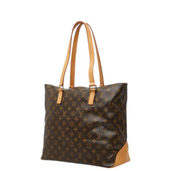 ルイ ヴィトン モノグラム カバメゾ ショルダーバッグ トートバッグ M51151 ブラウン PVC レザー レディース LOUIS VUITTON 中古