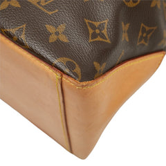 ルイ ヴィトン モノグラム カバメゾ ショルダーバッグ トートバッグ M51151 ブラウン PVC レザー レディース LOUIS VUITTON 中古