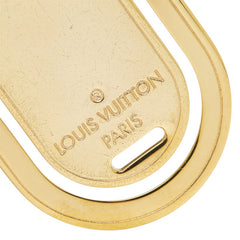 ルイ ヴィトン パンス ア ビエ ポルトアドレス マネークリップ M64690 ゴールド メッキ メンズ LOUIS VUITTON 中古