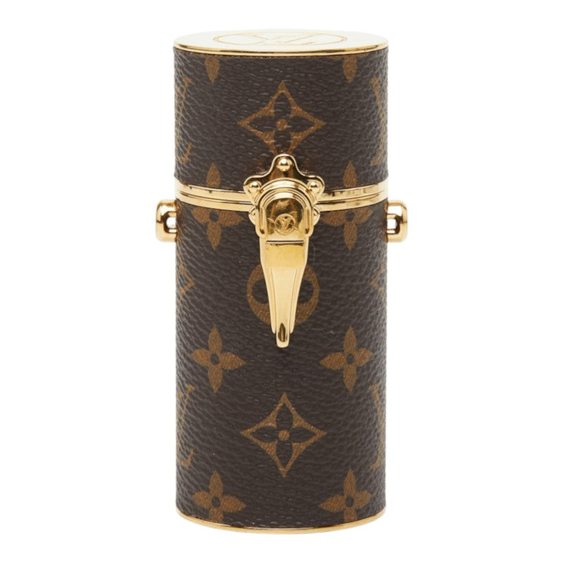 ルイ ヴィトン モノグラム リップスティックケース 小物入れ MP2406 ブラウン ゴールド PVC メッキ レディース LOUIS VUITTON 【中古】