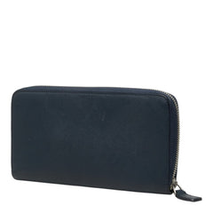 モンブラン サルトリアル 長財布 ネイビー レザー レディース MONTBLANC 中古