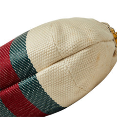 グッチ シェリーライン トートバッグ ショルダーバッグ 2WAY 269933 アイボリー キャンバス レディース GUCCI 中古