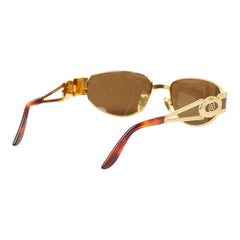 フェンディ サングラス アイウェア MOD SL 7039 ブラウン ゴールド プラスチック メッキ レディース FENDI 中古