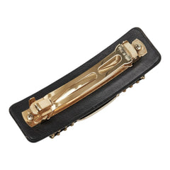 サルヴァトーレフェラガモ ヴァラリボン バレッタ ブラック レザー レディース Salvatore Ferragamo 中古