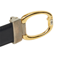グッチ インターロッキングG ベルト ブラック レザー レディース GUCCI 中古