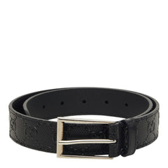 グッチ グッチシマ ベルト サイズ70/28 474313 ブラック レザー メンズ GUCCI 中古