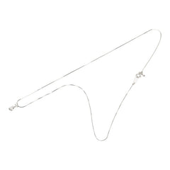 K18WG ホワイトゴールド ダイヤモンド ダイヤ0.15ct ダイヤ0.024ct ペンダント ネックレス レディース 中古