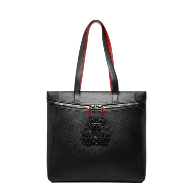 クリスチャンルブタン Cabado トートバッグ 2WAY バックパック ブラック レザー レディース Christian Louboutin 中古