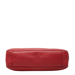 グッチ GGマーモント チェーン トートバッグ ショルダーバッグ 443501 レッド レザー レディース GUCCI 中古